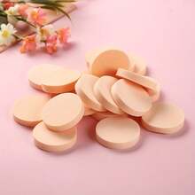 1个气垫粉扑 - 干湿两用/圆形粉底液/化妆/卸妆粉扑，完美上妆，采用聚氨酯材质，适用于粉底液或干粉，打造自然妆效，不卡粉 - 适合初学者和专业化妆师 - 彩色 - 查看 4