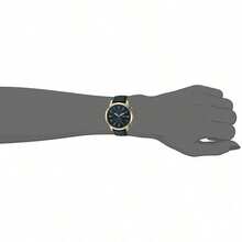 Đồng hồ Fossil nam, dây da, máy quartz, ba kim, vỏ thép không gỉ/mặt kính chống trầy xước FS5437/FS559 - màu xanh lá - Xem 9