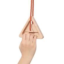 2PACK Climbing Hangboard Rock Climbing Training,Rock Climbing Fingerboard, Wooden Climbing Board Trainer For Strengthen Fingers And Grip - Wood Color - View 6