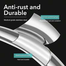 BAISIBANG High Quality Cuticle Trimmer Cuticle Nippers Stainless Steel Hangnail Remover Extremely Sharp Cutter Pedicure Manicure Toolchrome Plating Handle High Quality - Grey - View 5