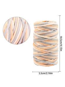 Hemp Cord Spool - Hemp String - Made With Love -Cord Thread For Jewelry Making, Macrame, Scrapbooking, DIY, & More - Variegated Rainbow - Color - View 6