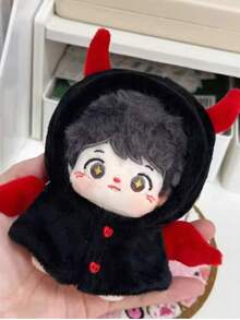 10cm Demon Cape Style Jacket, Sold Separately Without Doll - Black - View 7