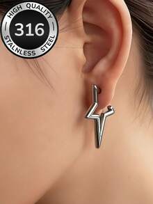 2 Pairs Of High-Quality Hollow Star Earrings, 316 Stainless Steel Non-Fading And Hypoallergenic, 18K Gold Plated Anti-Fading, Minimalist And Comfortable Multi-Purpose, Personalized Design, Fashion Accessory For Women, Suitable For Daily Wear Or Parties, Elegant Gift Choice - Hollow Star Earrings - View 5