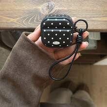纯色极简磁吸皮革波点挂绳耳机保护套，适用于 Pro 2、新款 3 代/1/2 代苹果耳机，可爱简约设计，女士耳机保护套 - 彩色 - 查看 22