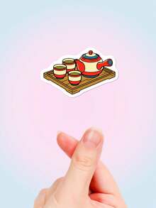 50张日式风景美食风格防水口袋装饰贴纸，适用于微型景观口袋贴纸、剪贴簿用品、文具、趣味贴纸、Kindle - 均碼 - 查看 8