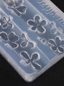 Lily Flower Embossed Nail Art Carving Mold, Lotus Petal Pattern Design, DIY Nail Removal Tool, Nail Art Supplies, Nail Tools, Nail Art Tools, Back To School Season, Nail Art, Nail Tools (Suitable For Nail Stickers) - Clear - View 5