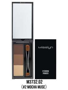 Misslyn 1Pc 3 Colors Matte Eyebrow Powder Palette,Long-Lasting Filling Defining Shaping,Built-In Mirror & Brow Brush,Purse-Friendly Compact For Wedding Party,Casual Daily Makeup,Graduation Travel Gift,Easy Application - #2 Mocha Muse - View 10