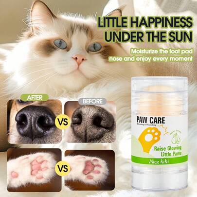1 pieza Crema para el cuidado de las patas de las mascotas - Nutre las patas de los perros, previene la sequedad y las grietas. Fórmula natural. Regalo ideal para amigos.