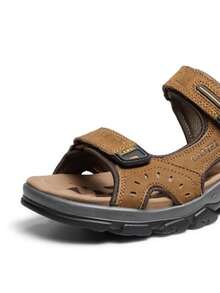 CAMEL CROWN Men's Casual Shoes, Summer Sports Mary Jane Sandals, Breathable Comfortable Soft Sole Women's Shoes, Elevated Casual Multifunctional Beach Shoes - Camel - View 3