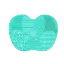 1pc Silicone Makeup Brush Cleaning Mat With Suction Cup Drying Rack, Suitable For Makeup Brushes, Sponges And Puffs - None - View 11