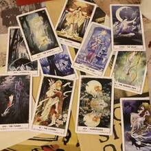 1 Set Silent Desolate Tarot Cards, Ethereal & Elegant Tarot Deck Suitable For Group Games, Easter, Halloween, Music Festivals, Birthday Parties - View 2