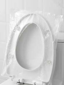 一次性马桶座套，塑料材质，防水防滑，独立包装，便携式马桶座套 - 無色 - 查看 11