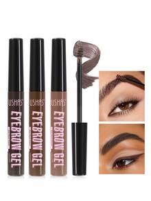 USHAS黑色眉胶，持久防水防汗防晕染，塑造完美眉形，适合所有肤质 - #01 - 查看 2