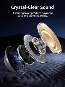 TWS Wireless Earbuds, Compact And Portable, Semi-In-Ear Wireless Earbuds Mini Earbuds With Charging Case, Recommended Holiday Gift, Suitable For Air Bluetooth Earphones. - View 6