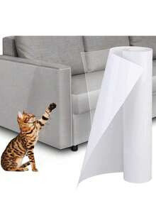 1pc White Marble Self-Adhesive Kitchen Anti-Oil Sticker, Heat-Resistant Kitchen Wall Sticker For Countertop, Cabinet, Tile Renovation - View 1