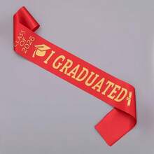 2026 Graduation Party Shoulder Straps, Celebration Decorations For Graduates Gathering, Photo Props - Graduate - View 3