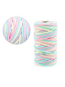 Hemp Cord Spool - Hemp String - Made With Love -Cord Thread For Jewelry Making, Macrame, Scrapbooking, DIY, & More - Variegated Rainbow - Color - View 10