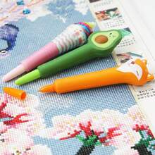 17pcs Diamond Painting Tool Kit, Avocado Dinosaur Drill Pen Glue Tray, Essential For DIY Diamond Embroidery & Cross Stitch Handcraft - 17pcs - View 3