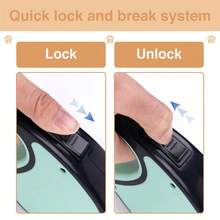 Dây dắt thú cưng có thể tùy chỉnh và thu gọn này có thể được khắc tên thú cưng của bạn, trở thành món quà sinh nhật hoặc năm mới hoàn hảo dành cho thú cưng, bạn bè và gia đình yêu quý của bạn. - nhiều màu - Xem 5