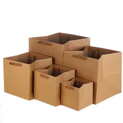 Square Floral Gift Bag, Cake Baking Tote Bag, Candy Box Packaging Bag, Plush Doll Bag