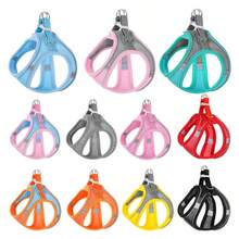 New Pet Cat & Dog Harness Set With Leash, Anti-Pull Anti-Choke Reflective Vest, Suitable For Small & Medium Dogs, Adjustable Detachable Thick Padded Leash, Lightweight Breathable - Purple - View 5