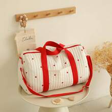 1pc Cartoon Print Waterproof Large Capacity Handbag, Lightweight Shoulder Tote Diaper Bag, New Crossbody Boston Bag For Moms - Multicolor - View 8