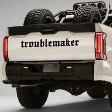 Troublemaker Letter Car Front Windshield Stickers Auto Rear Window Waterproof Vinyl Decals DIY Racing Body Creative Decoration - Car Sticker - View 3