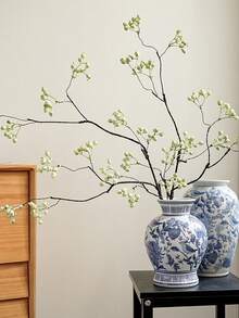 1 cành cây giả màu xanh lá cây dài 42 inch có quả mọng, cành cây giả lớn, thân cây dùng để cắm bình hoa, trang trí văn phòng, cắm hoa cưới, trang trí bàn, trang trí nhà cửa cho mùa xuân, phòng khách, đám cưới, Ngày Valentine, Ngày của Mẹ. - Nhiều màu - Xem 3