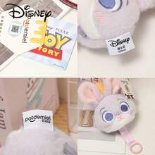 Disney 迪士尼《疯狂动物城》朱迪·霍普斯毛绒玩偶，儿童生日礼物，毛绒背包挂件，纪念品，情人节礼物 - 彩色 - 查看 4