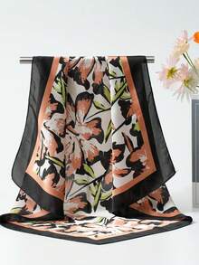 4pcs Satin Headscarf Headwrap Sleeping Headband - 27.5 Inch Satin Square Headscarf For Women - Multicolor - View 5