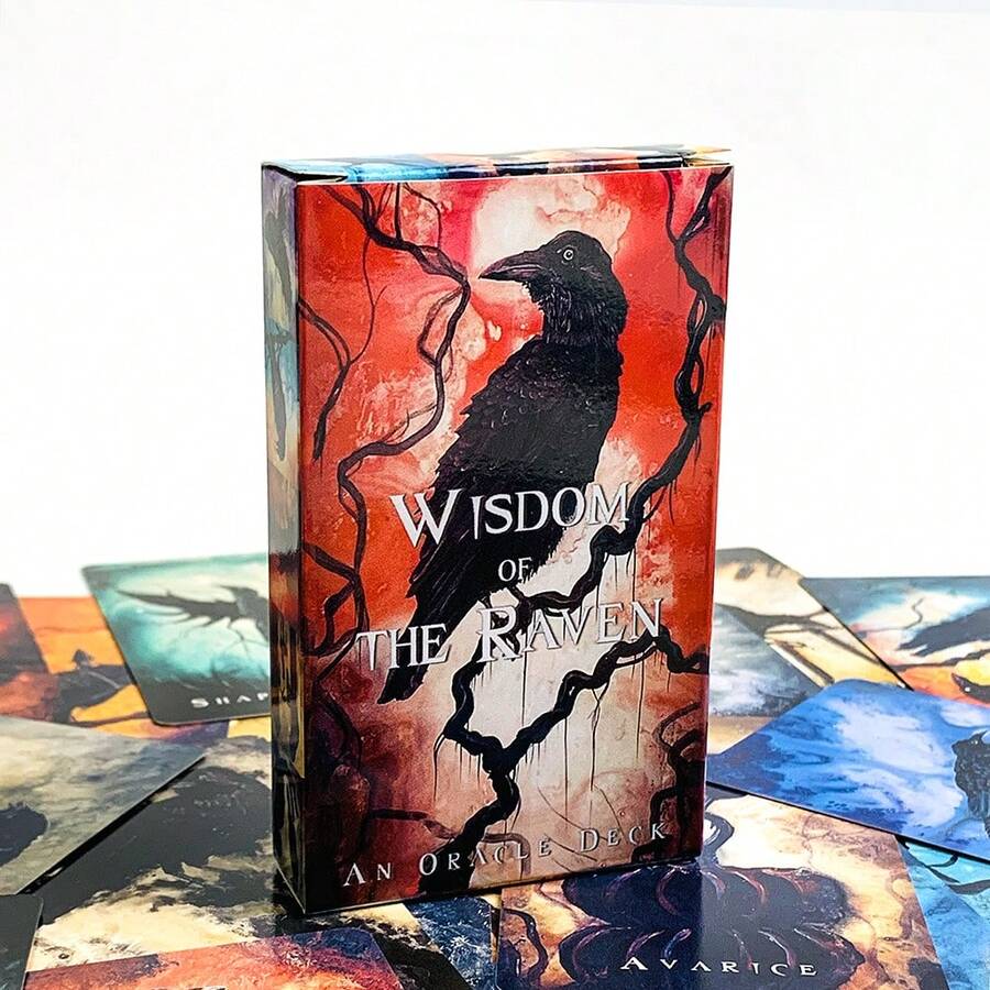 Nueva baraja de oráculo, 53 cartas con diseños místicos únicos, cartulina de alta calidad, perfecta para la adivinación y como regalo - Multicolor - Ver 1