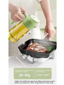 2-In-1 Glass Oil Spray Bottle And Refillable Bottle, Leak-Proof, For Cooking, Grilling, Salad - Thickened Glass Oil Sprayer, 2-In-1 Spray And Pour, Atomized Oil Dispenser Bottle, Cooking And Frying Leak-Proof - View 10