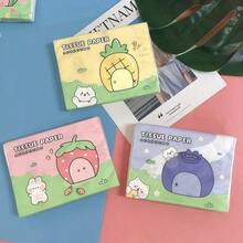 Printed Tissue Paper, Fruit Printed Paper Towels. Student Portable Small Tissue Paper, Napkins, Toilet Paper, Hand Towels, Household Tissue Paper - Multicolor - View 3