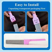 1件带手柄的浮石马桶清洁器,强力去除硬水渍和钙沉积物,适用于游泳池、马桶、厨房水槽、烤架、浴缸、圣诞节、马桶刷、足疗饼。 - 浮石馬桶清潔棒 - 查看 10