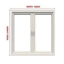 Màn chống muỗi mùa hè mới, thiết kế khóa kéo đôi màu trắng, màn cửa sổ tự dính cho phòng ngủ, ban công, dễ dàng lắp đặt. - trắng - Xem 90