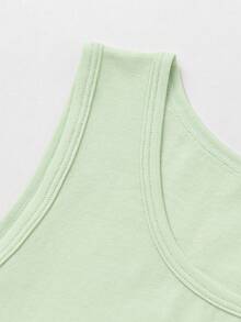 Balabala Boys Tank Top 2 Packs Soft Cotton Sleeveless Undershirts - Gray Green Tone - View 3