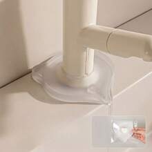 1pc Silicone Faucet Splash Guard, Anti-Drip, Anti-Backflow, Cartoon Design Leak-Proof Mat - A - View 5