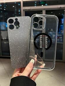 Gradual Glitter TPU Magnetic Phone Case, Compatible With IPhone 17 Pro Max. - Clear - View 6