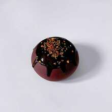 逼真PU巧克力奶油麻糬，圆形面包慢回弹减压挤压玩具，散发高级糕点香味，质地柔软，非常有趣 - 彩色 - 查看 11