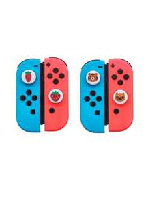 1 Set Switch Joy-Con Controller Joystick Caps, Anti-Slip Anti-Sweat Anti-Scratch, Enhance Gaming Experience, Compatible With Switch OLED, Switch, Switch Lite - View 4