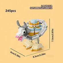 Tung Tung Sahur Character Building Blocks Toy, Tralalero Tralala, LiriLi Larrla, Boneca Ambalam Character Building Blocks Toy, Gift For Party, Birthday - Multicolor - View 20