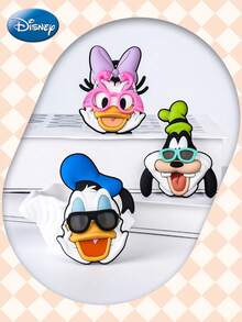 Monogram Disney 1個迪士尼官方授權3D PVC冰箱磁鐵－米奇、米妮、唐老鴨與高飛時尚眼鏡創意冰箱與置物櫃裝飾趣味備忘錄夾，適合辦公室白板，理想生日與聖誕禮物 - 1PC - 查看 7