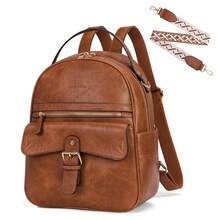 NEWHEY Fashion Backpack, Suitable For Men And Women, Mini Leather Backpack, Anti-Theft Travel Backpack, Designer Shoulder Backpack, Black - Multicolor - View 15