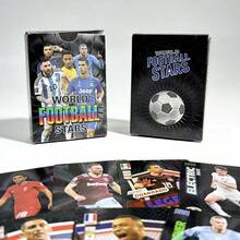 Panini Tarjetas coleccionables de jugadores de fútbol estrellas mundiales 2026, tarjetas de personajes para coleccionar, exhibir y regalar - negro - Ver 5