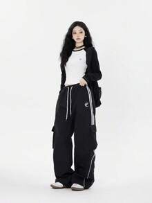 Women Pants - ブラック - View 6