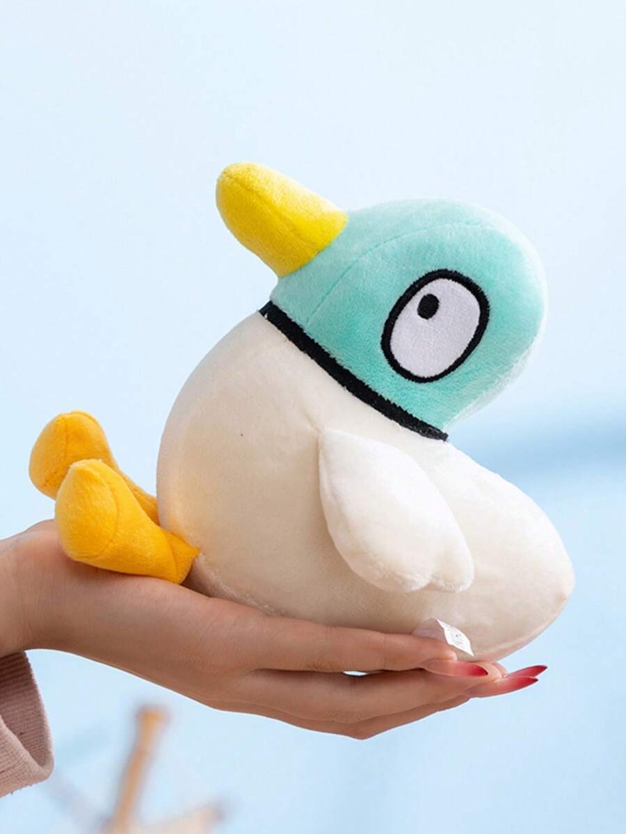 1个可爱卡通小鸟毛绒玩偶，儿童鸟类毛绒玩具礼物 - 彩色 - 查看 1