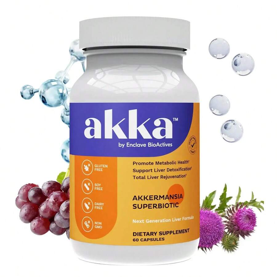 AKKA Premium Liver Cleanse Detox & Repair Supplement - Milk Thistle & Superbiotic For Gut Health - 1 - Xem 1