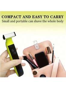 Afeitadora eléctrica recargable portátil para hombres, recortadora de vello de axilas y piernas - Un gran regalo para tu padre o novio. - Multicolor - Ver 8