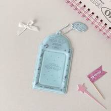 1pc Student 3-Inch Idol Hanging Accessory, Cute Little Wings Card Holder, Student Bus Card Case - Card Sleeve - View 9