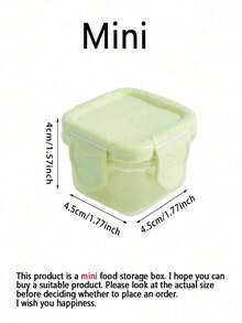 1 pieza Mini caja redonda para almacenamiento de alimentos, caja bento portátil, caja de almuerzo pequeña, caja de almuerzo mini para estudiantes de primaria, apta para microondas y refrigerador, caja de conservación de frutas, recipiente redondo de plástico transparente con tapa, recipiente hermético, caja de almacenamiento de alimentos para la cocina, caja bento para el hogar - color - Ver 8
